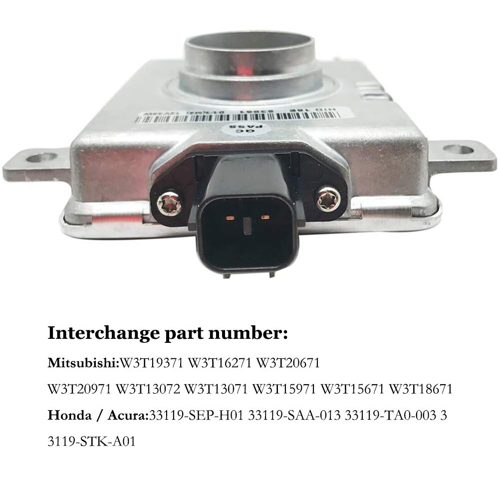 W3T19371 Xenon Headlight Ballast with Igniter and D2S Bulb for 2006-2014 Acura 2004-2014 Honda 2007-2014 Mazda 2007-2012 Mitsubi